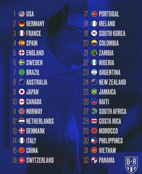 全面解析世界杯球队实力评估与排名