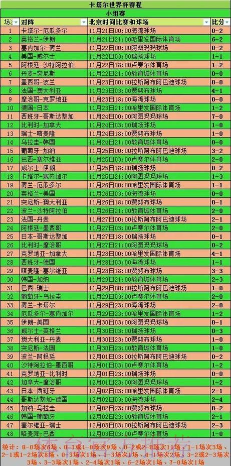 全面分析世界杯比赛数据与详细记录